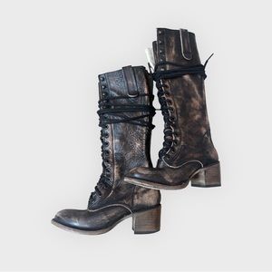 Freebird boots Grany Black Distressed 6